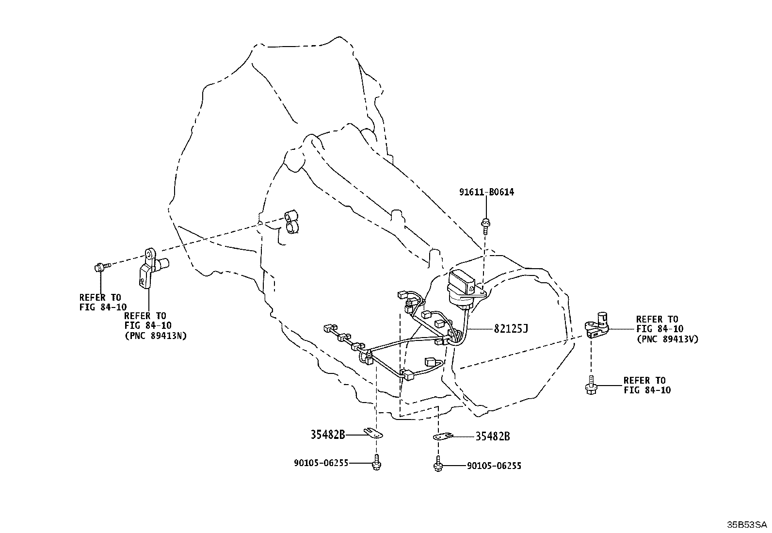 82125-35170 WIRE, TRANSMISSION product image