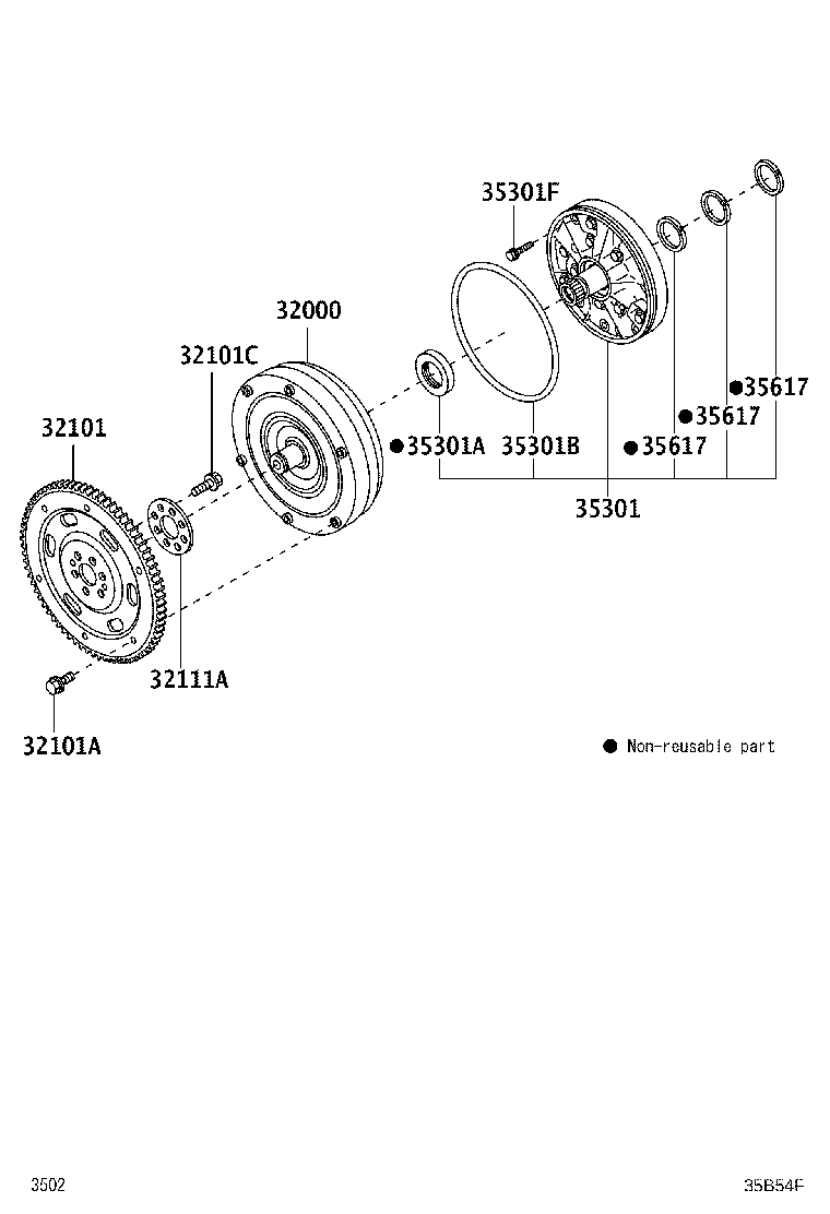 35310-B1040 BODY SUB-ASSY, FRONT OIL PUMP product image