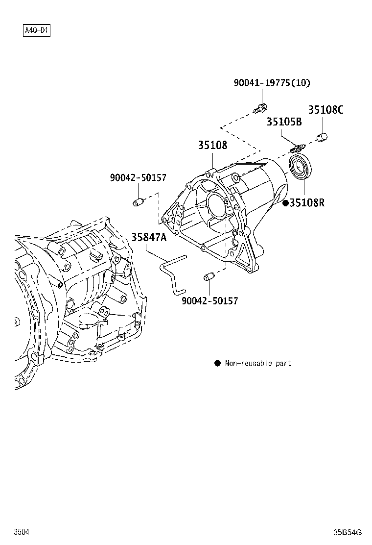 35120-B0020 PLUG (FOR AUTOMATIC EXTENSION HOUSING) product image