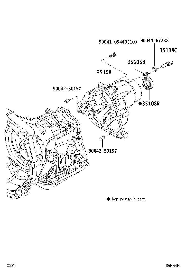 35120-B0020 PLUG (FOR AUTOMATIC EXTENSION HOUSING) product image