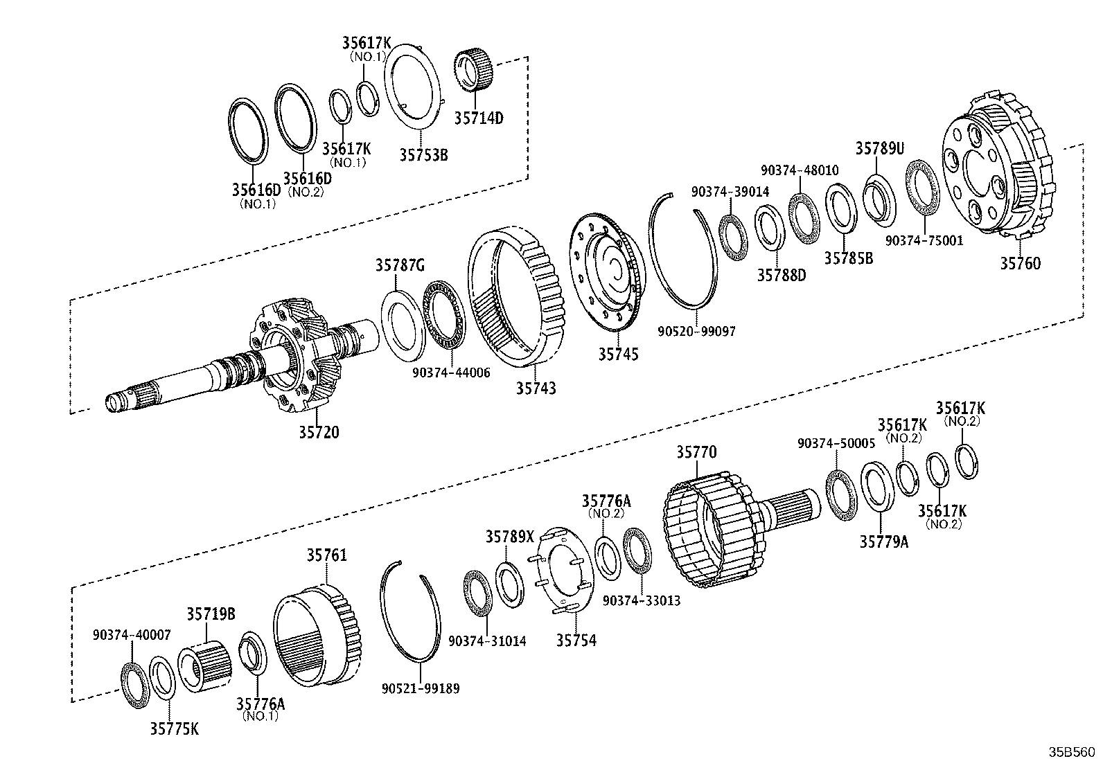 35720-04020 GEAR ASSY, FRONT PLANETARY product image