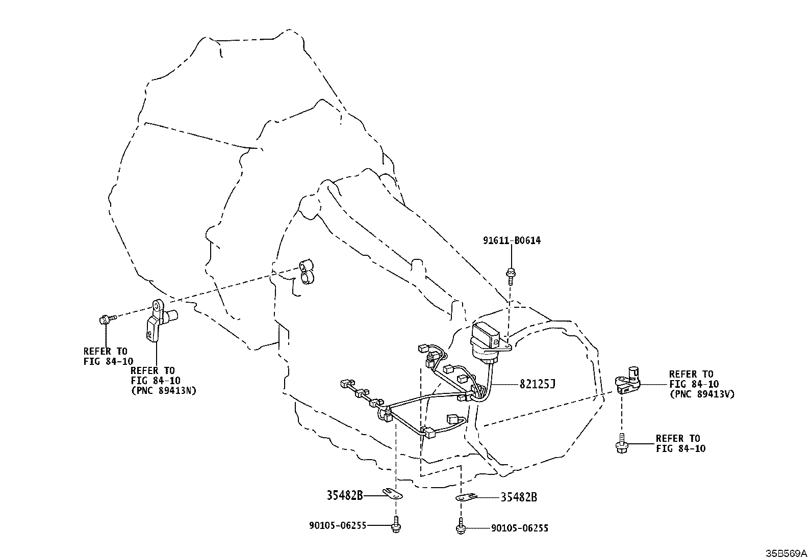 33129-60040 PIPE, TRANSMISSION OIL product image