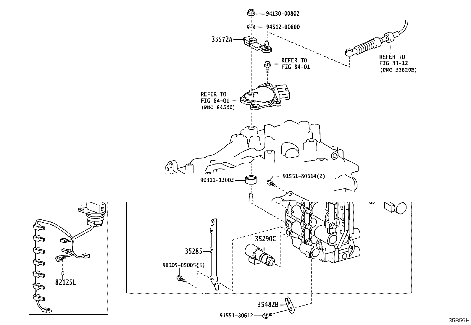 35501-48040 ROD SUB-ASSY, PARKING LOCK product image