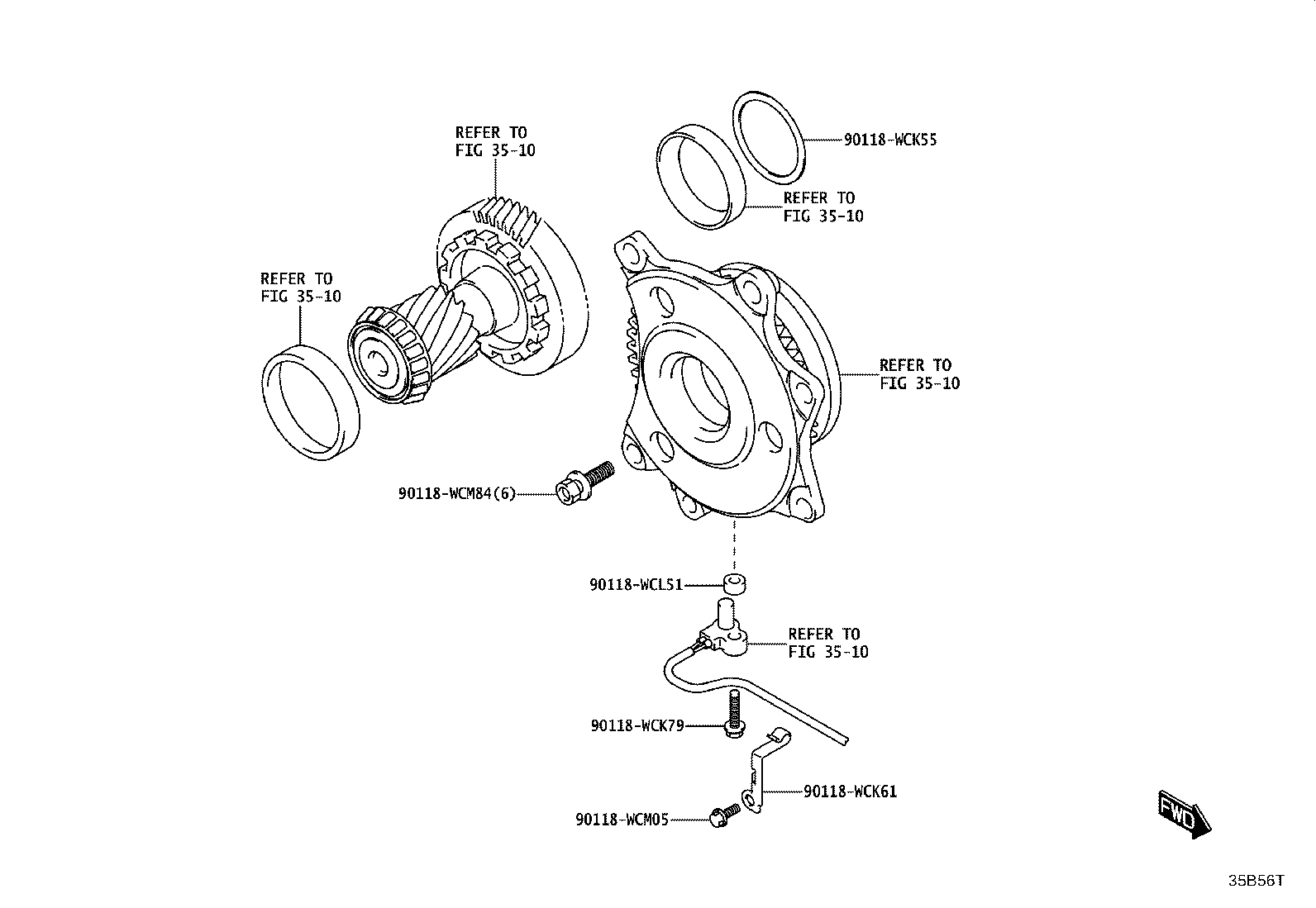 35650-WC005 DISC, CLUTCH (FOR 1ST & REVERSE BRAKE) product image