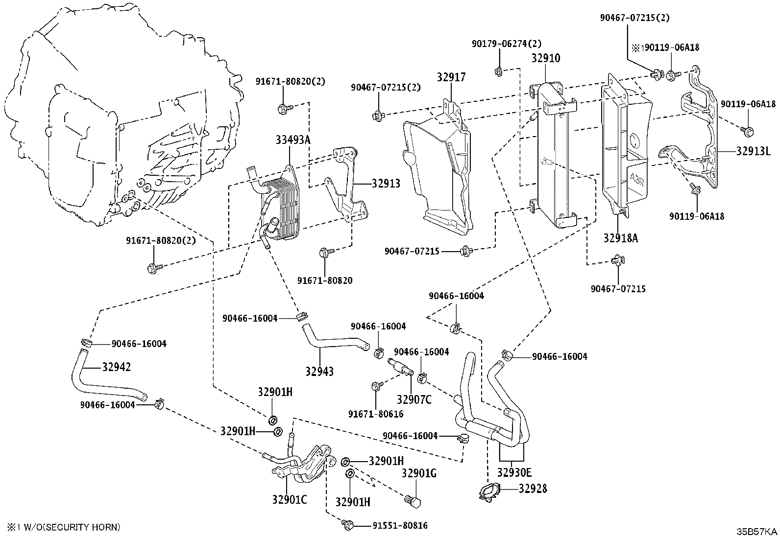 Toyota 90401-14003 BOLT, UNION(FOR OIL COOLER)