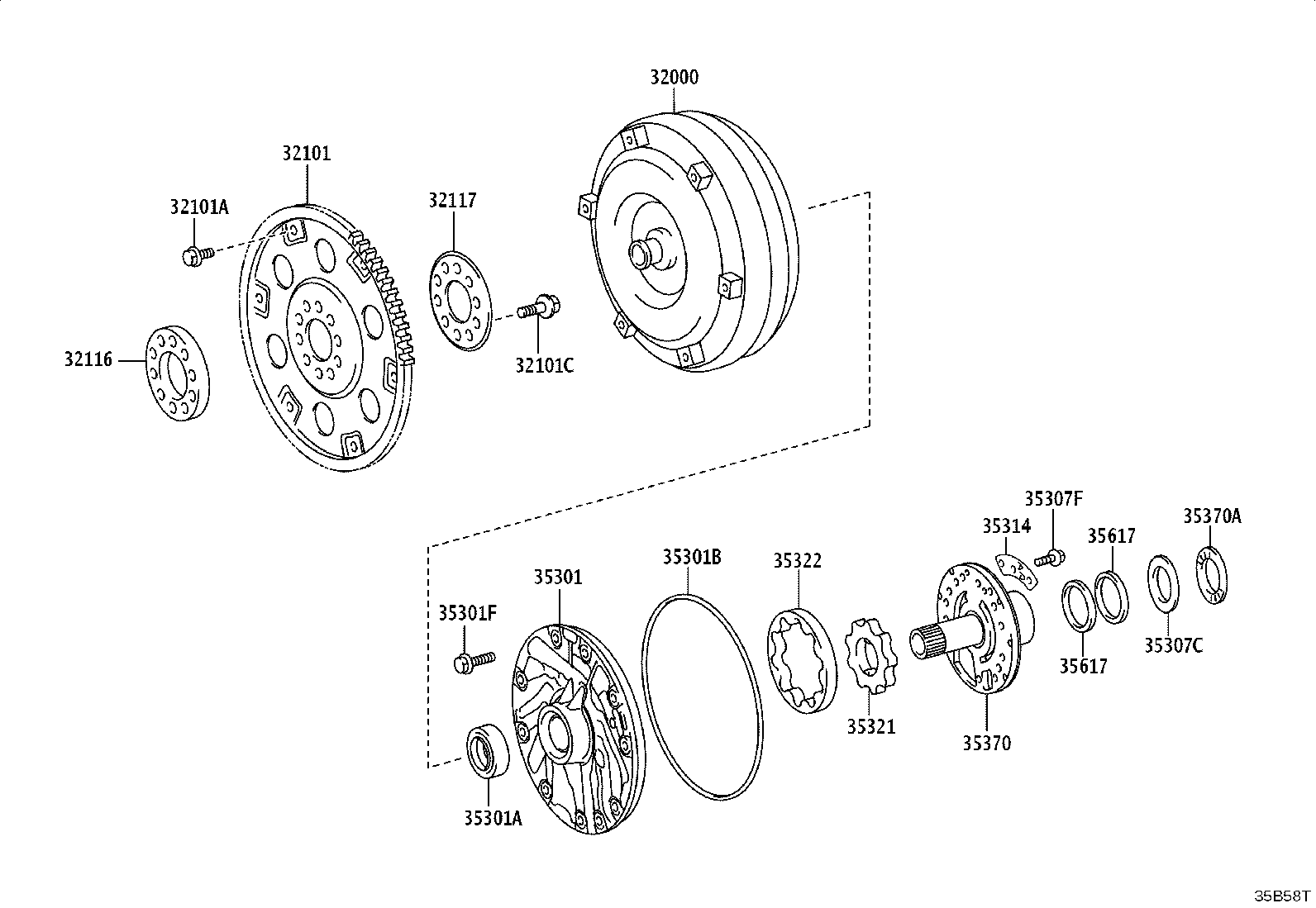 32117-YU010 SPACER, DRIVE PLATE, REAR product image
