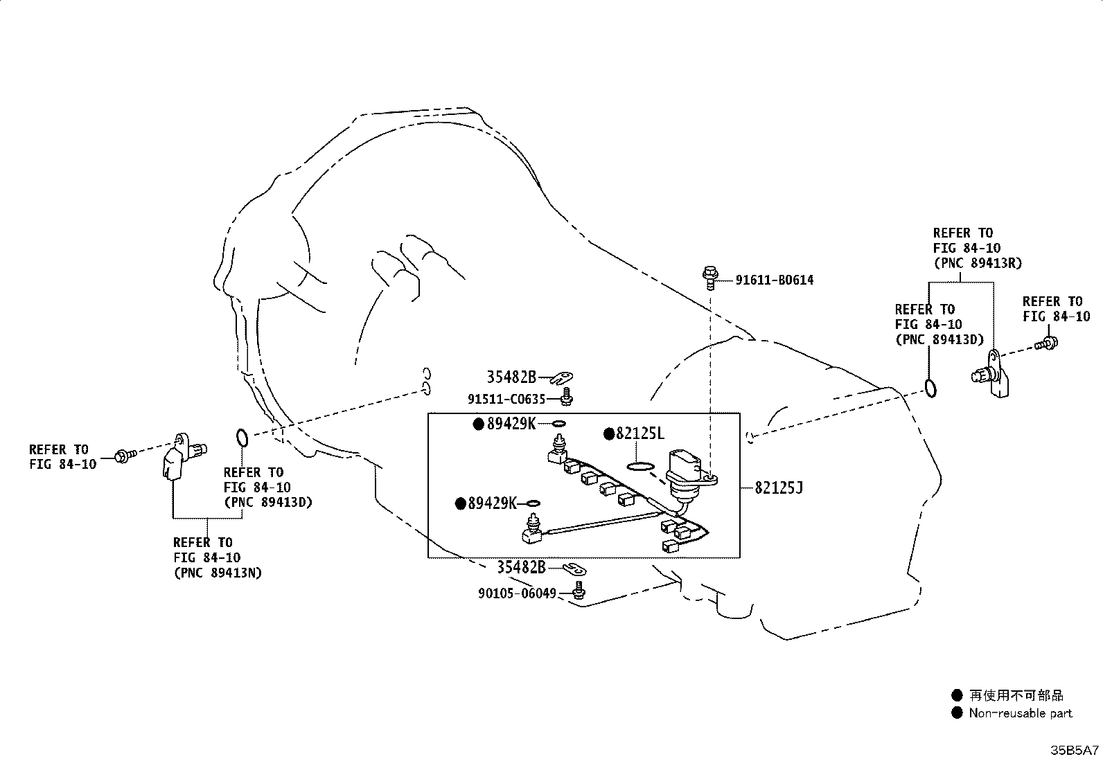 82125-35170 WIRE, TRANSMISSION product image