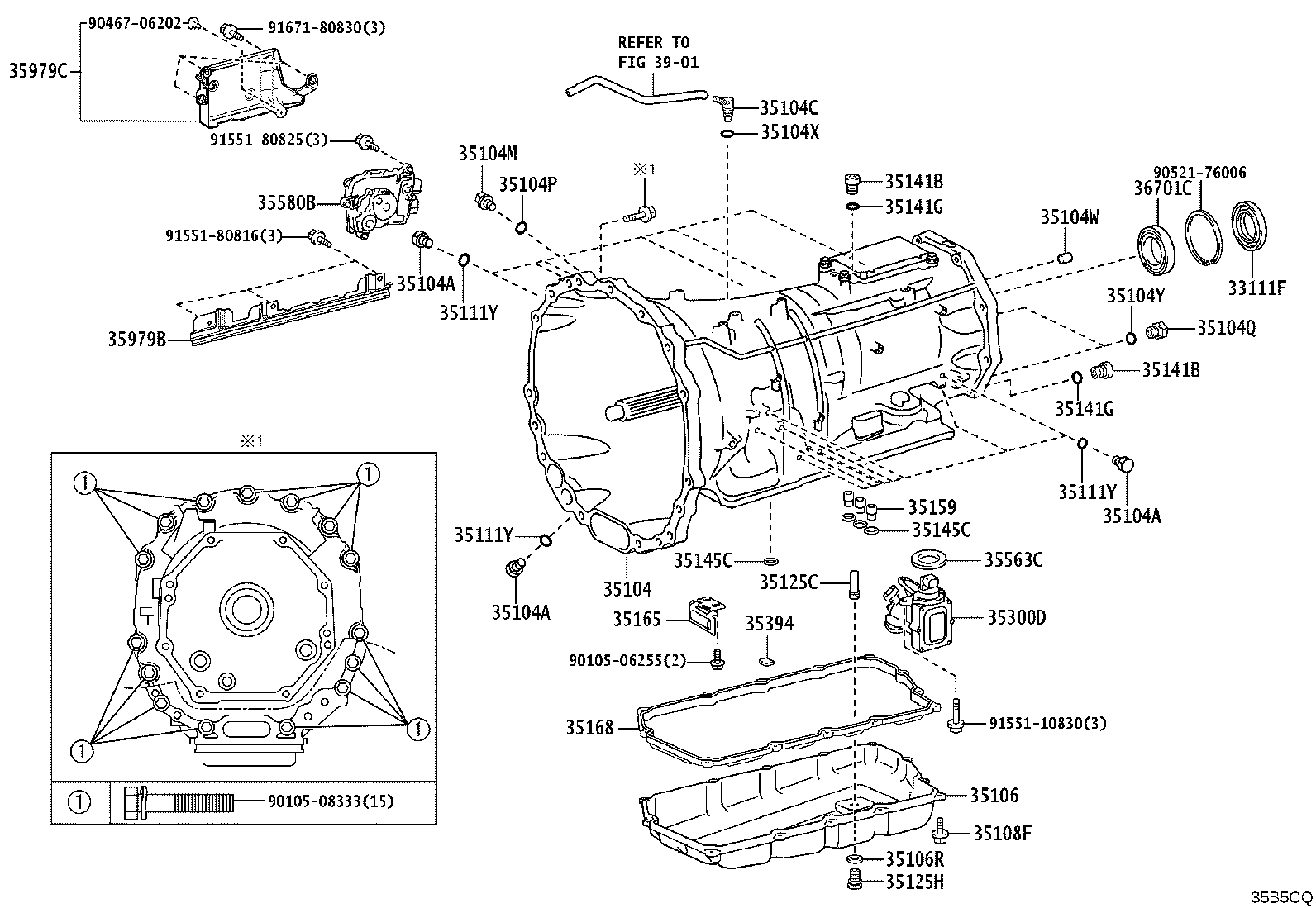 35125-34080 TUBE, TRANSMISSION OIL FILLER, NO.1 product image