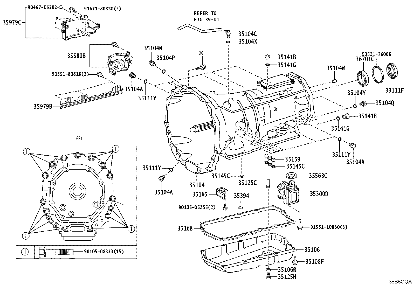 35125-34080 TUBE, TRANSMISSION OIL FILLER, NO.1 product image