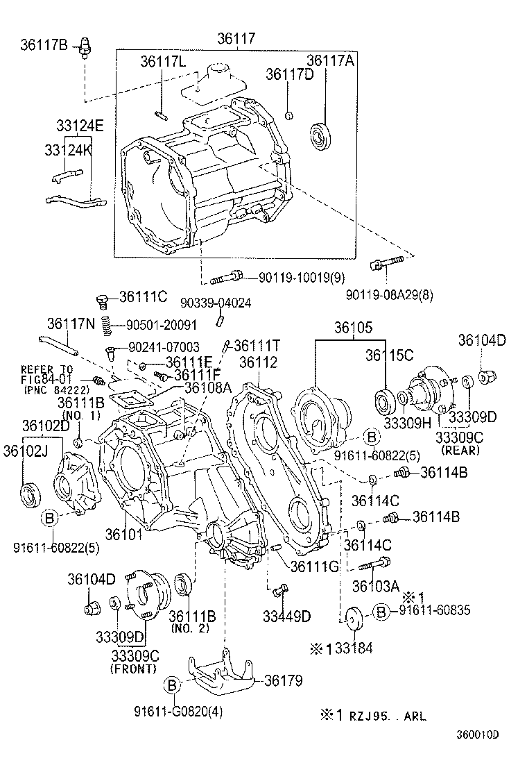 33309-35102 FLANGE SUB-ASSY, OUTPUT SHAFT COMPANION product image