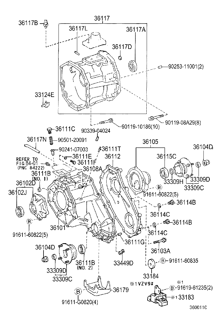 33183-60020 DAMPER, TRANSFER DYNAMIC product image