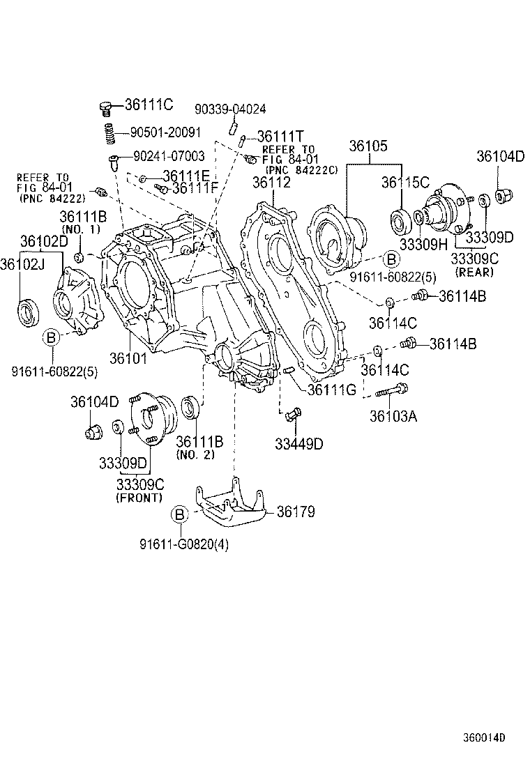 33309-35102 FLANGE SUB-ASSY, OUTPUT SHAFT COMPANION product image