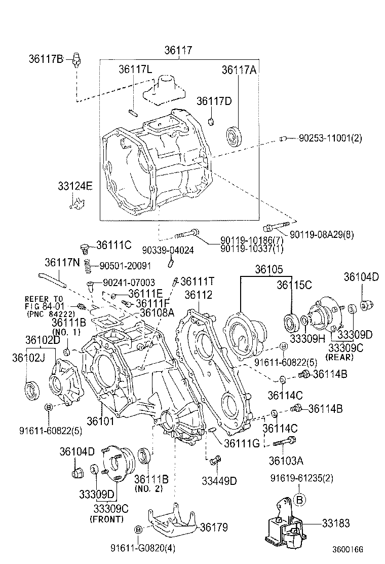 33309-35102 FLANGE SUB-ASSY, OUTPUT SHAFT COMPANION product image