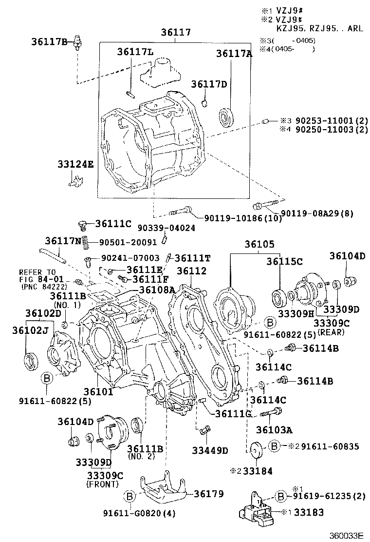 33309-35102 FLANGE SUB-ASSY, OUTPUT SHAFT COMPANION product image
