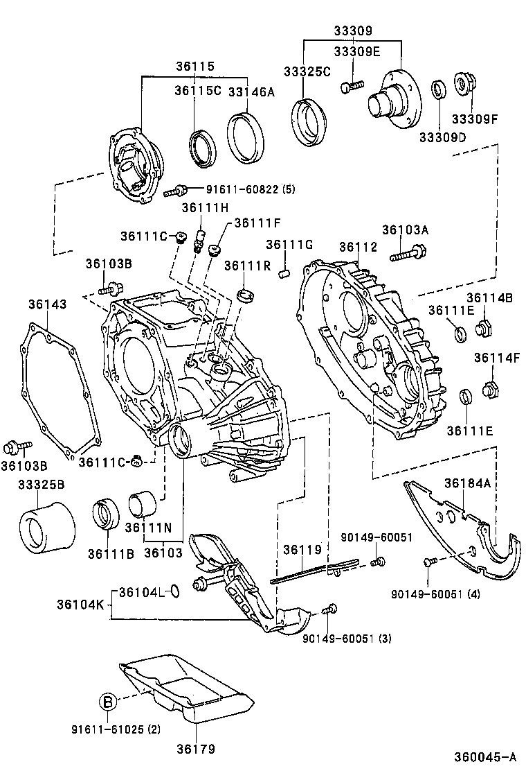 33183-26010 DAMPER, TRANSFER DYNAMIC product image