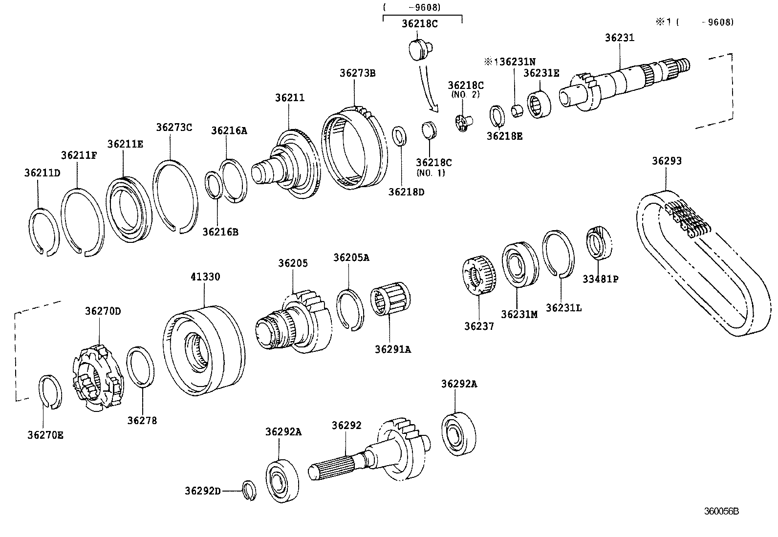 33481-26110 GEAR, SPEEDOMETER DRIVE (FOR TRANSFER) product image