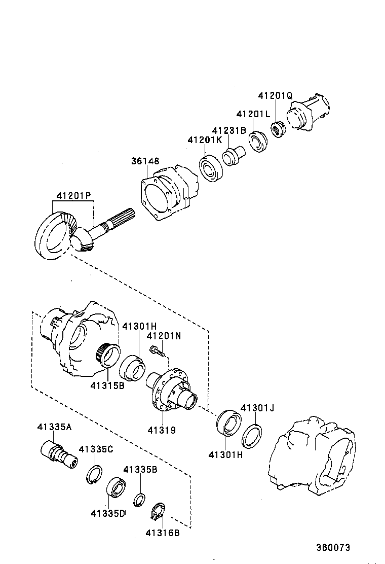 41201-12170 GEAR KIT, TRANSFER product image
