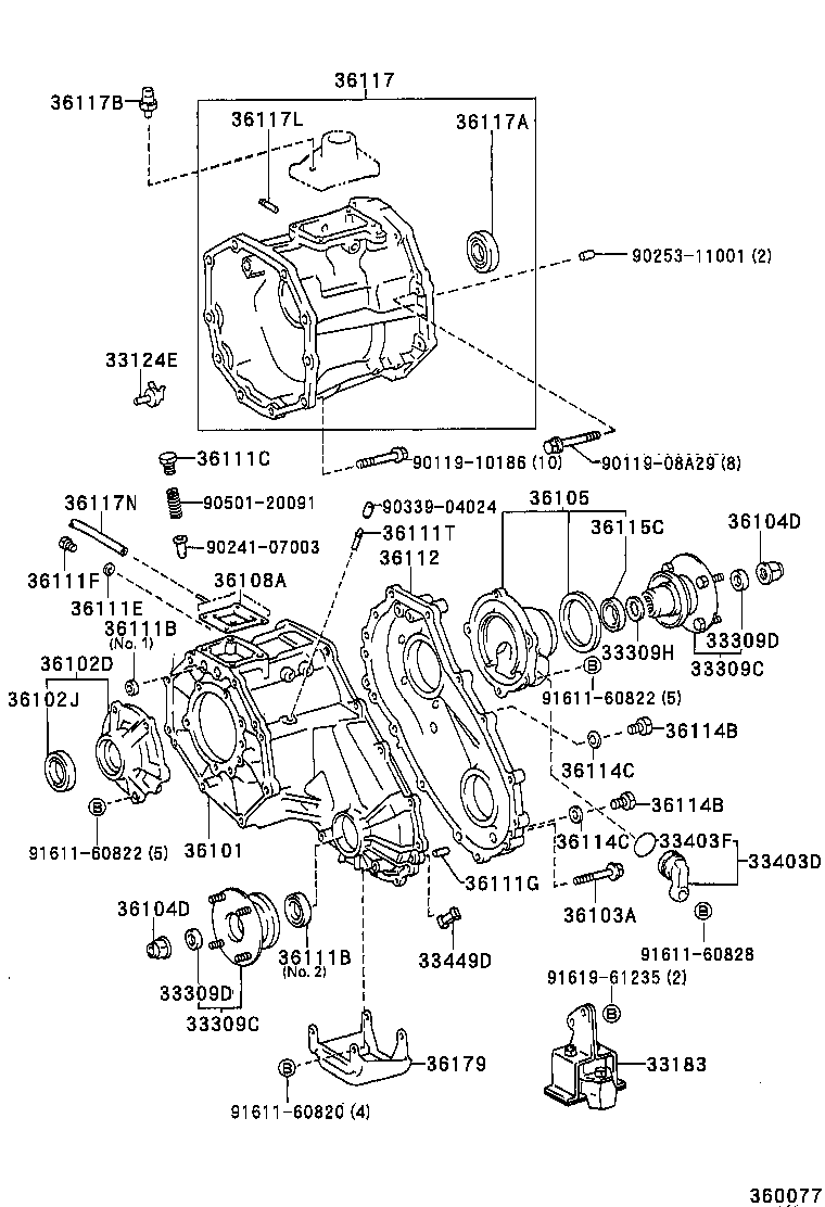 36275-35010 WASHER, TRANSFER OUTPUT SHAFT product image