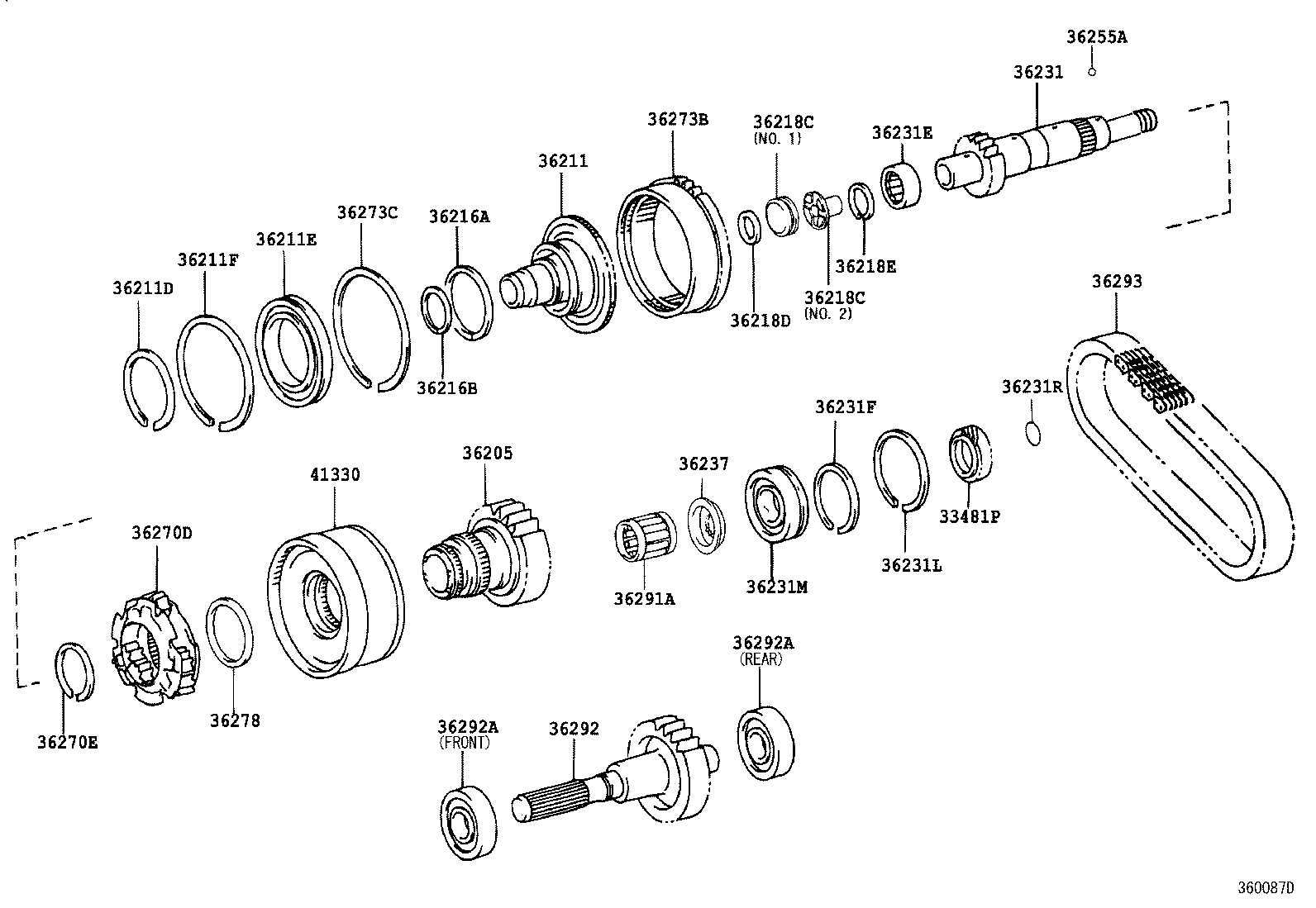41330-26010 COUPLING ASSY, CENTER DIFFERENTIAL CONTROL product image