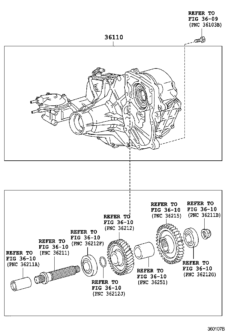 36130-6A421 TRANSFER ASSY product image