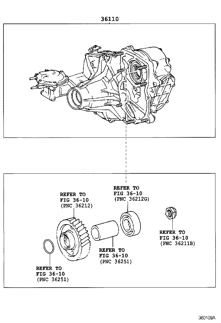 36130-6A421 TRANSFER ASSY product image