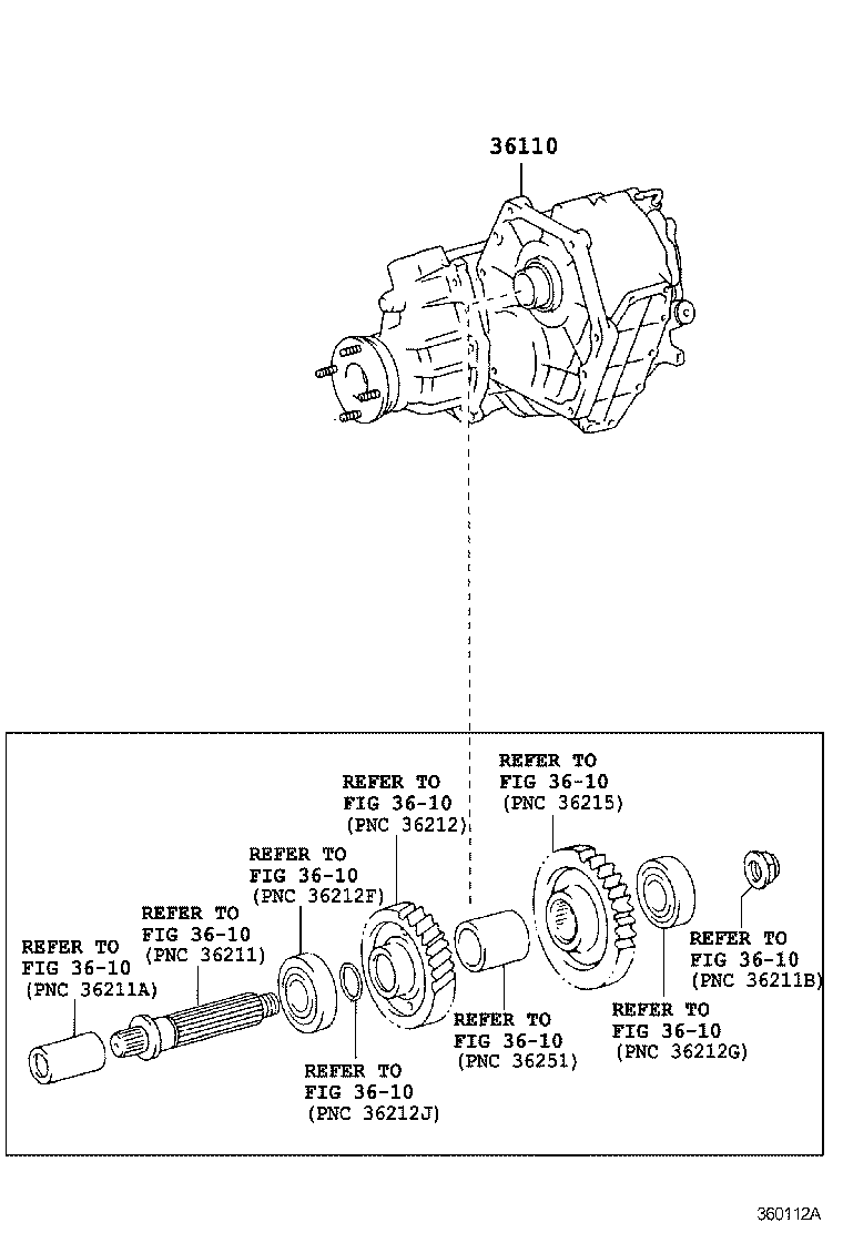 36130-6A421 TRANSFER ASSY product image