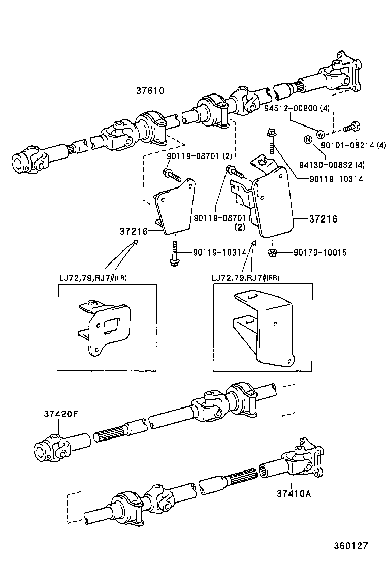 37216-60220 BRACKET, PILLOW BLOCK product image