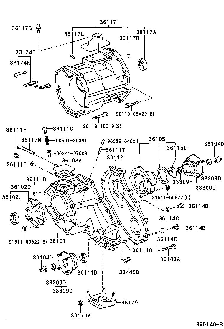 Toyota 33309-35090 FLANGE SUB-ASSY, OUTPUT SHAFT COMPANION