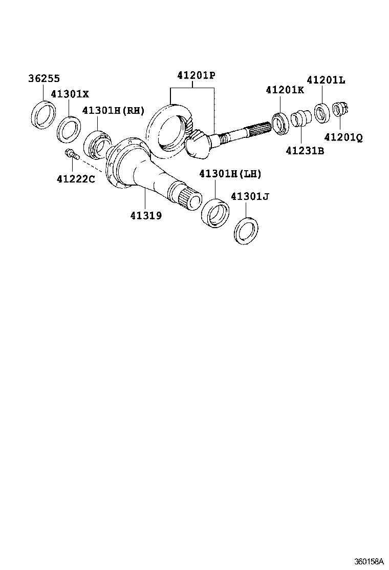 41201-33010 GEAR KIT, TRANSFER product image