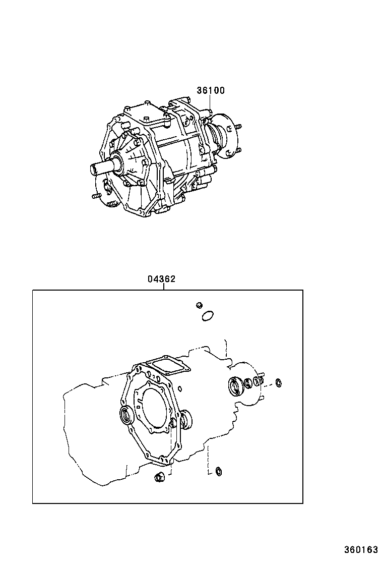 36100-35320 TRANSFER ASSY product image