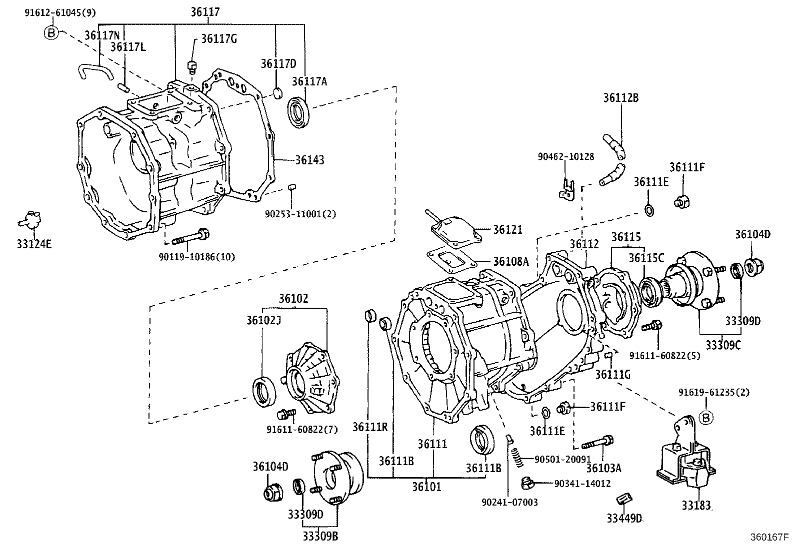 36107-35110 ADAPTER, TRANSFER product image