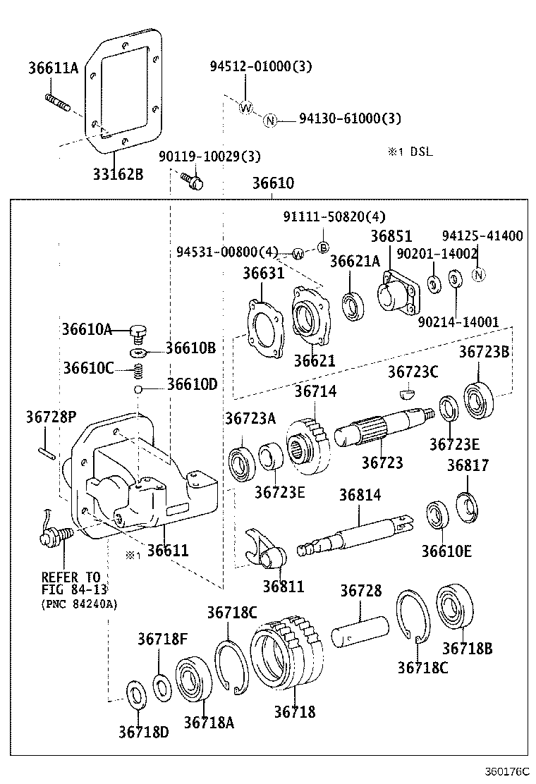 36711-37030 GEAR, POWER TAKE-OFF INPUT product image