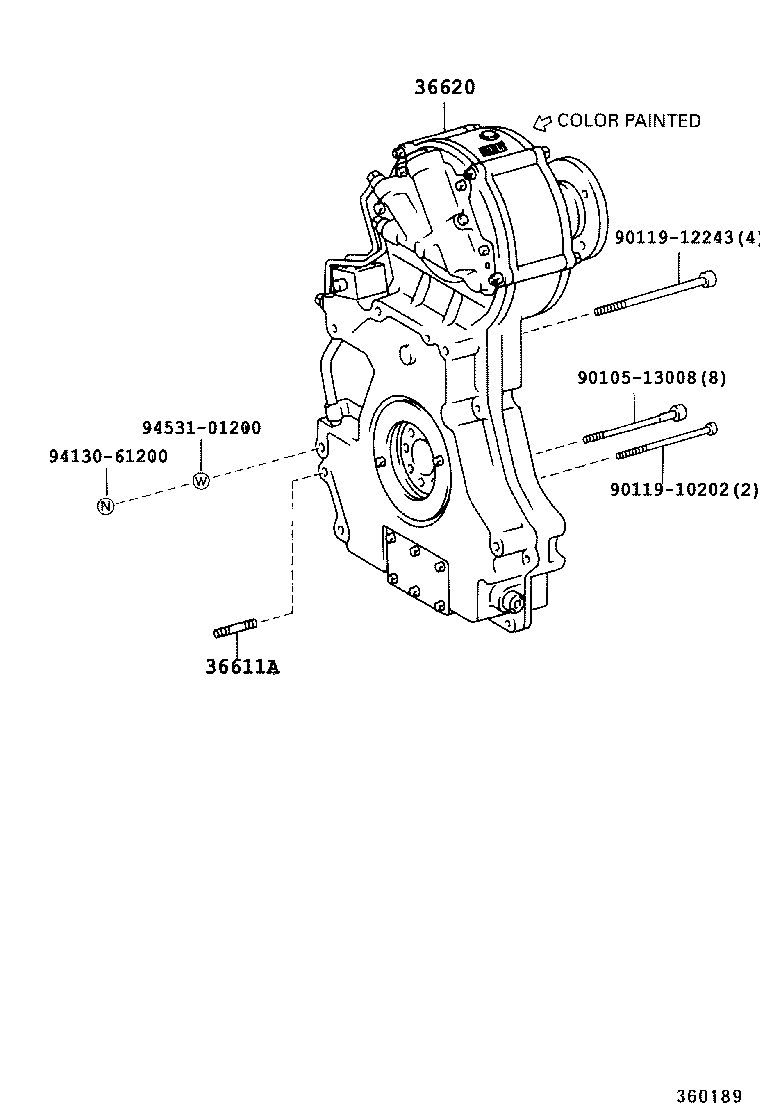 36711-37030 GEAR, POWER TAKE-OFF INPUT product image