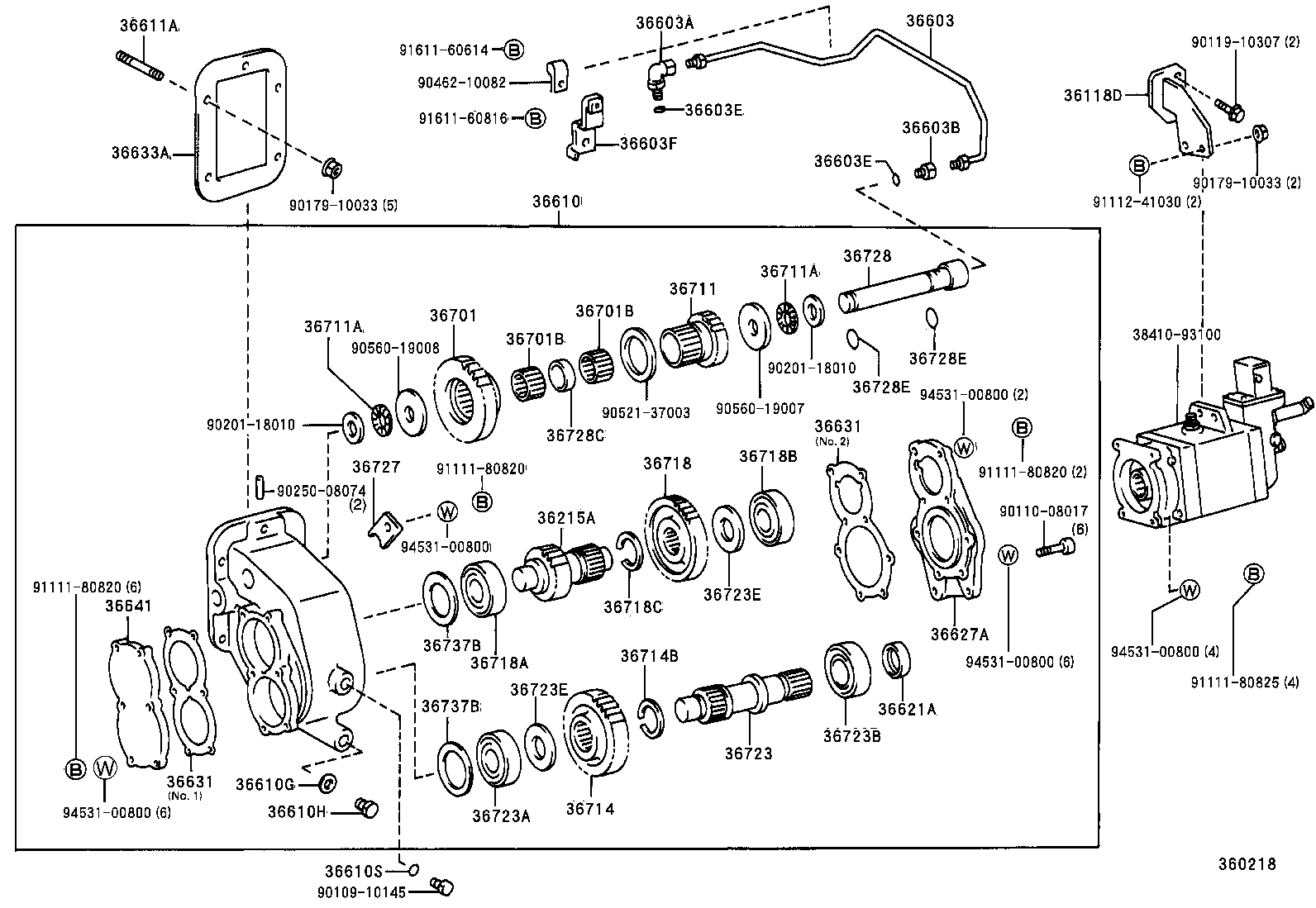 36711-37030 GEAR, POWER TAKE-OFF INPUT product image