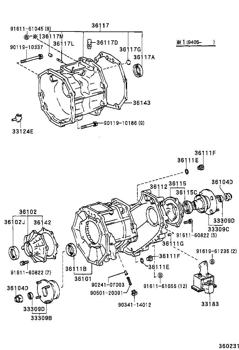 36107-35130 ADAPTER, TRANSFER product image