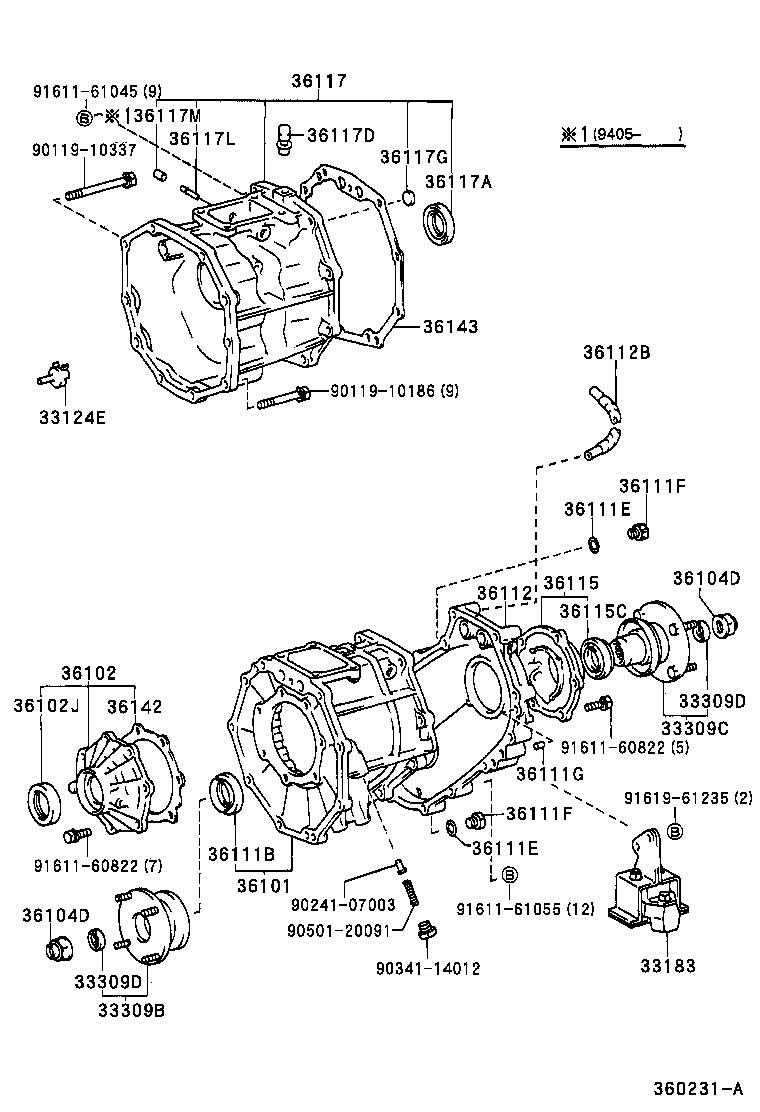 36107-35110 ADAPTER, TRANSFER product image
