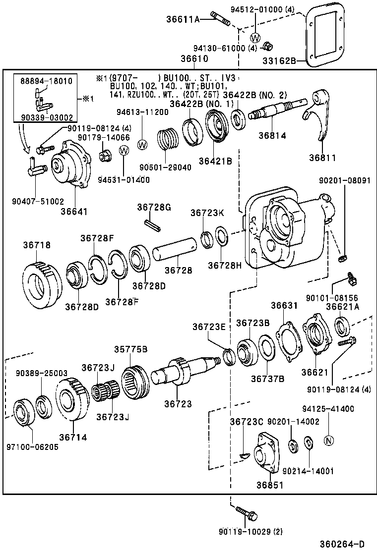 36422-93101 PLATE, DIAPHRAGM (FOR POWER TAKE-OFF) product image