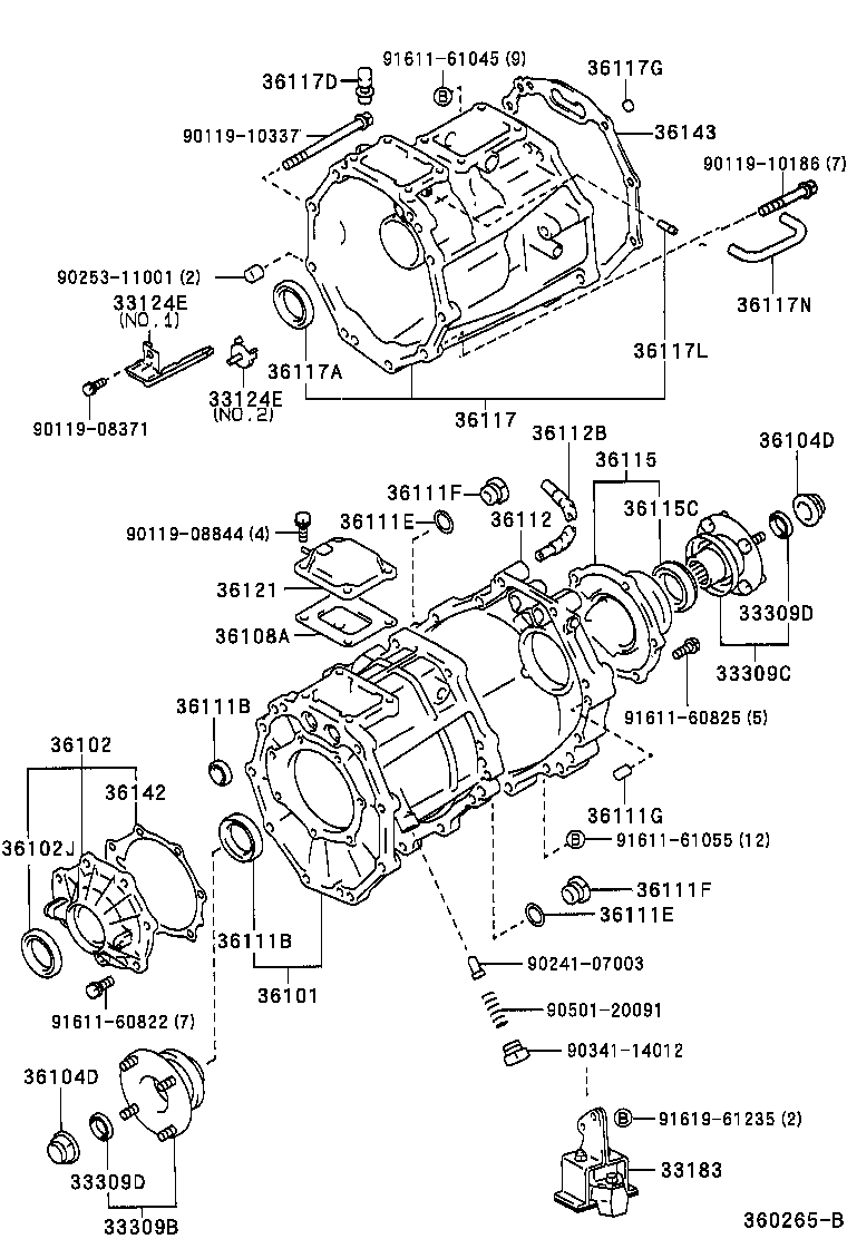 36107-35110 ADAPTER, TRANSFER product image