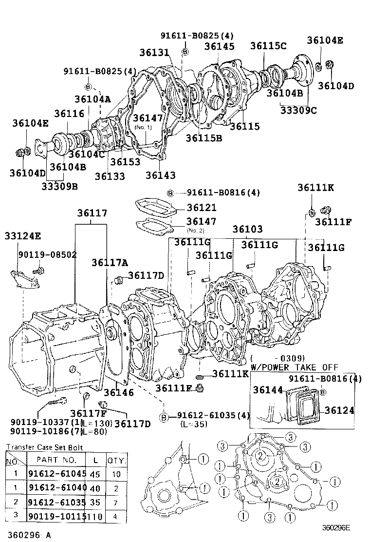 36101-35140 CASE SUB-ASSY, TRANSFER product image
