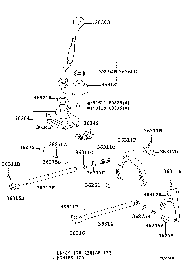 33554-20010 CAP, TRANSFER SHIFT LEVER product image
