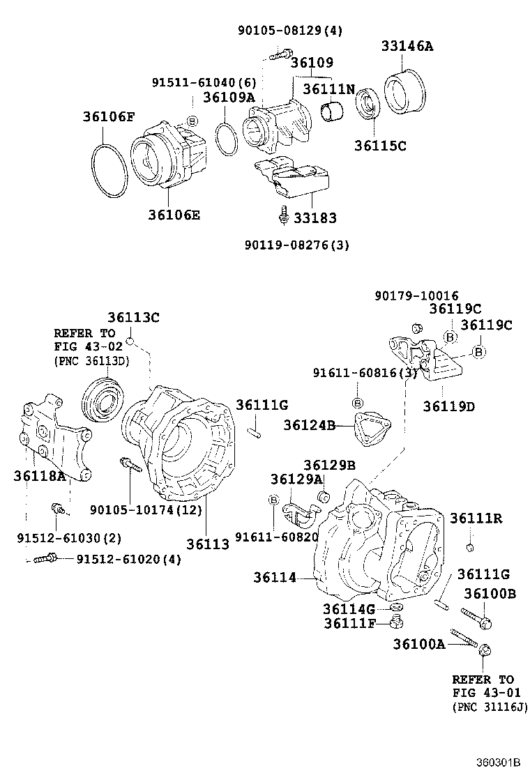 36119-21020 PLATE, TRANSFER STIFFENER, CENTER product image