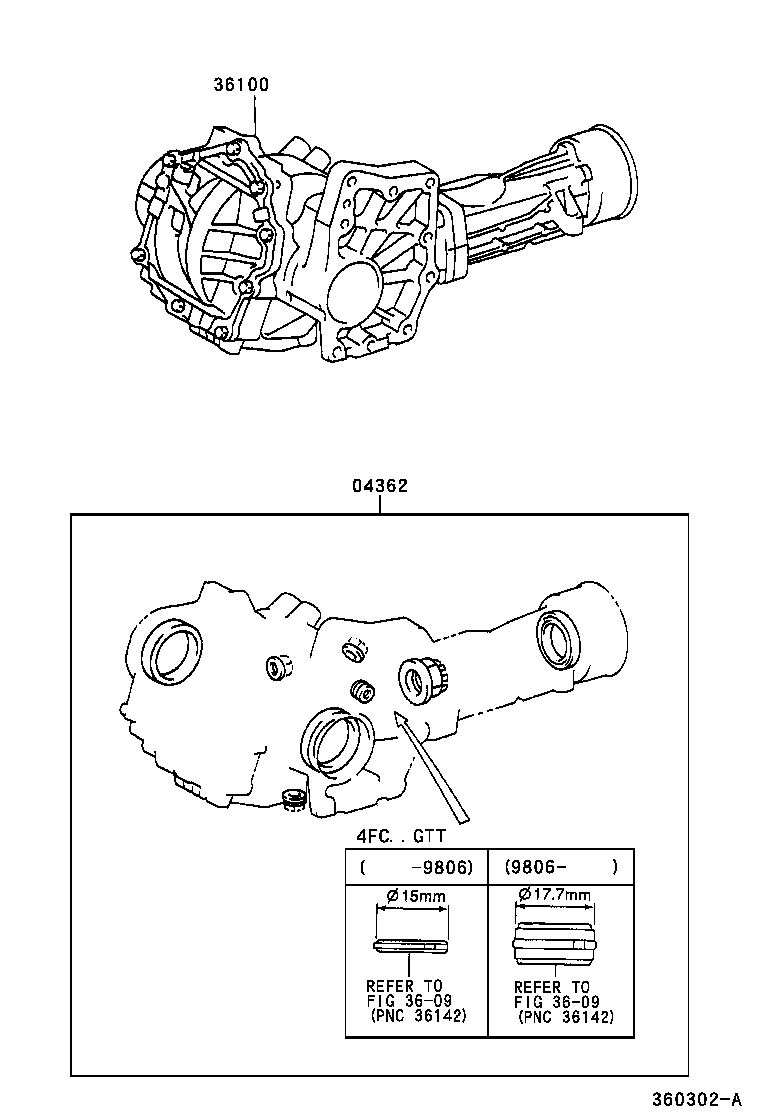 36100-21061 TRANSFER ASSY product image