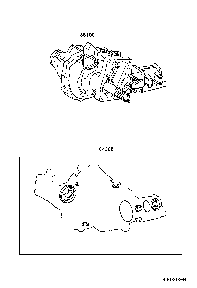 36100-21061 TRANSFER ASSY product image