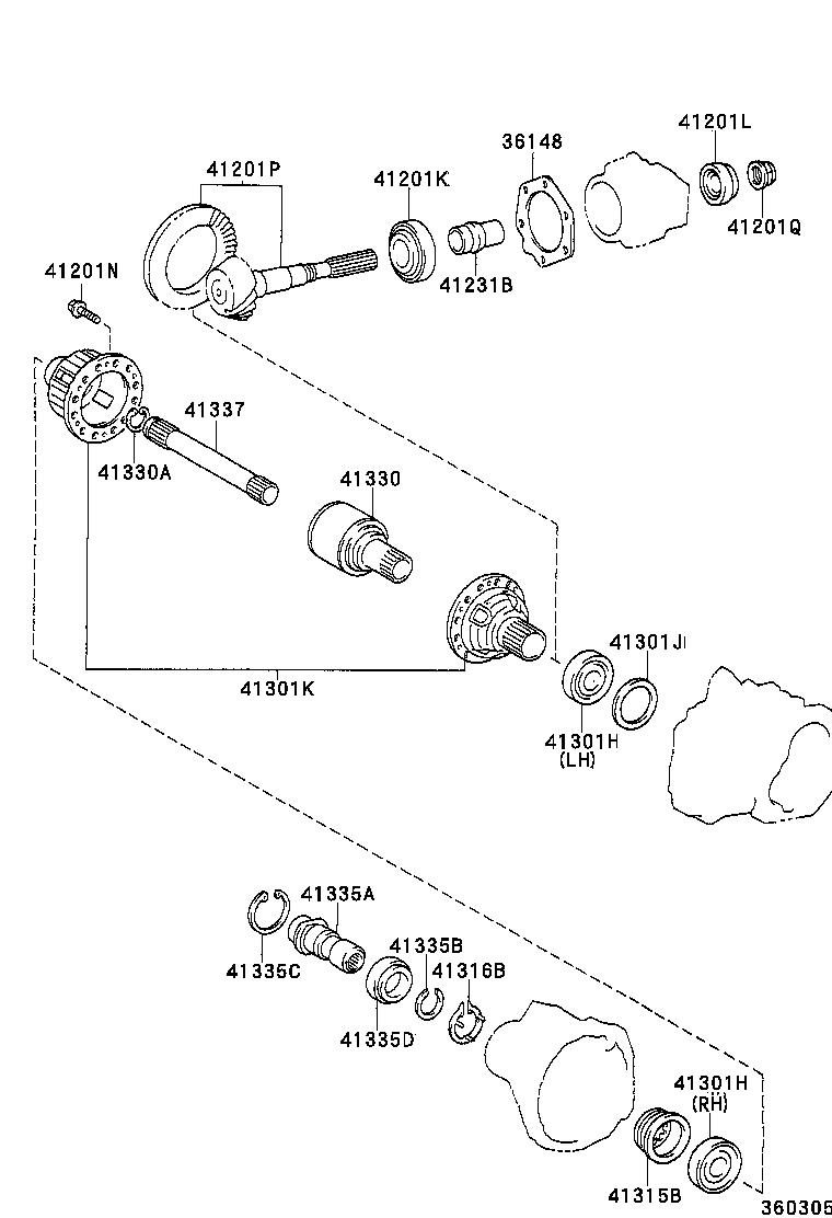 41330-21010 COUPLING ASSY, CENTER DIFFERENTIAL CONTROL product image