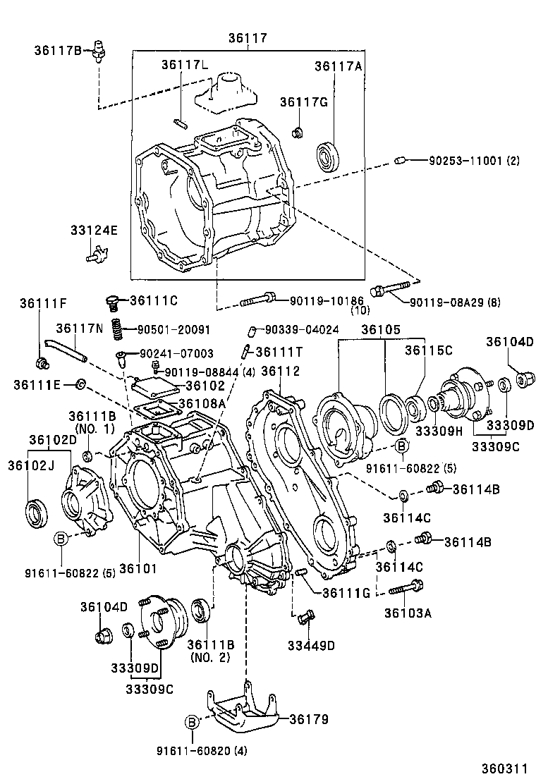 36107-35200 ADAPTER, TRANSFER product image