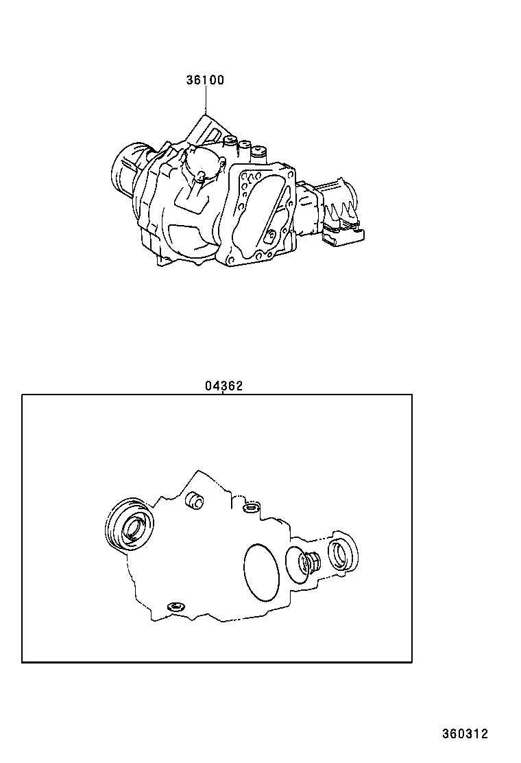 36100-44010 TRANSFER ASSY product image