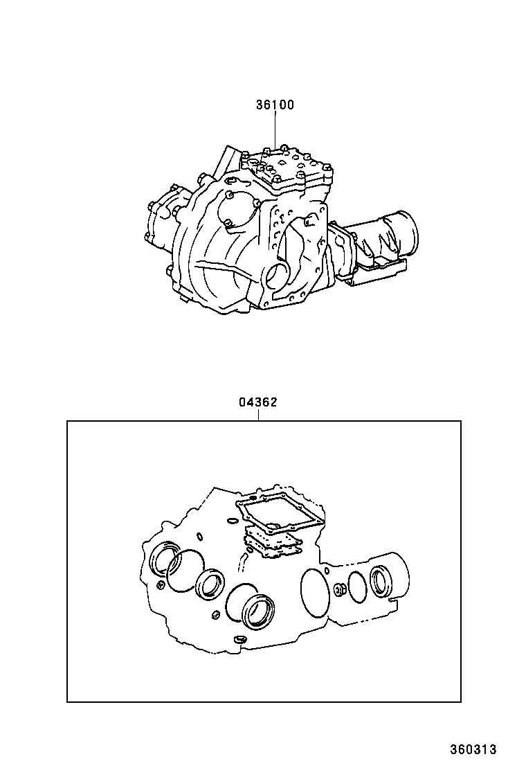 36100-44010 TRANSFER ASSY product image