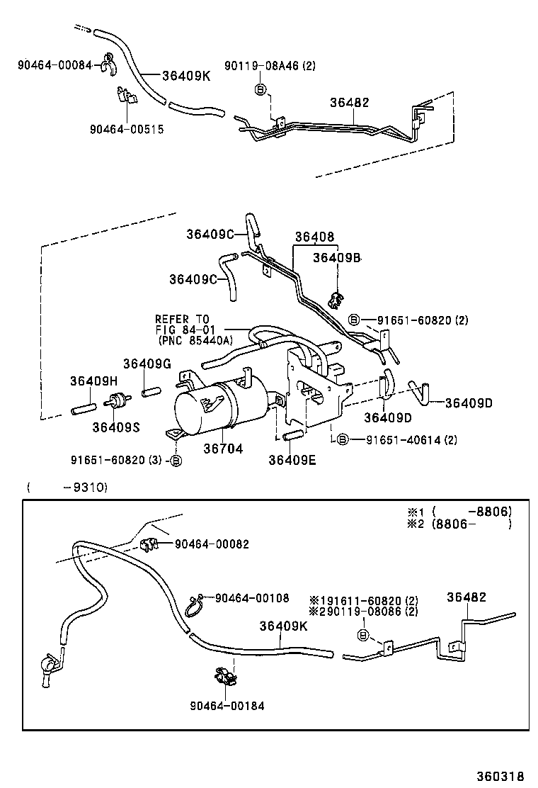 90464-00403 CLAMP, VACUUM TUBE product image