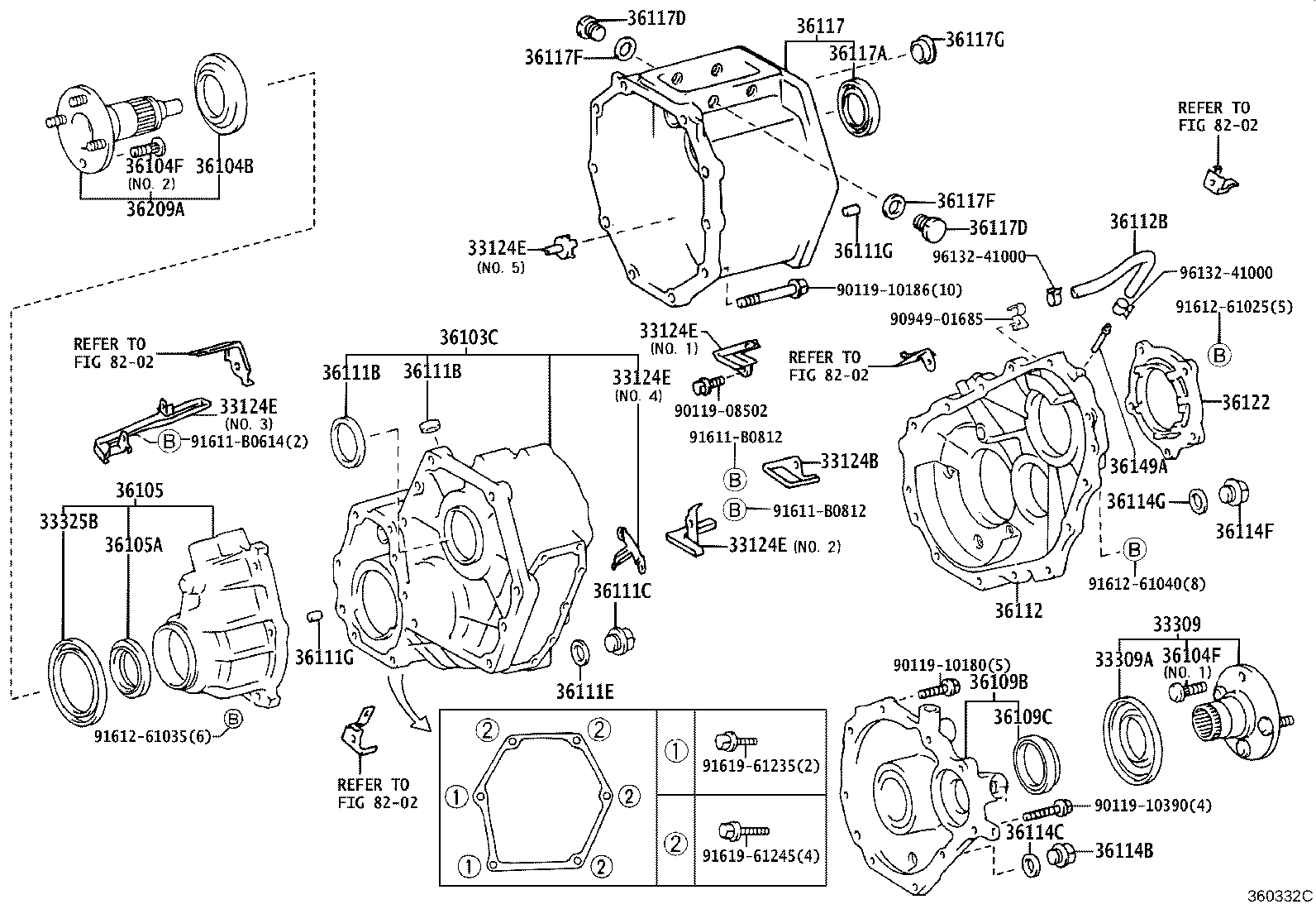 36107-60020 ADAPTER, TRANSFER product image