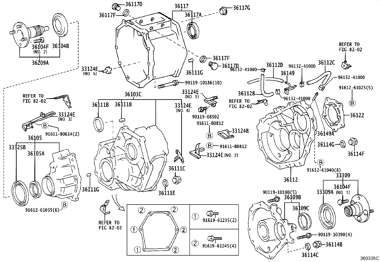36107-60020 ADAPTER, TRANSFER product image